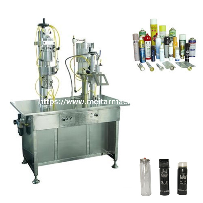 QGB2Y bag on valve spray aerosol filling machine 