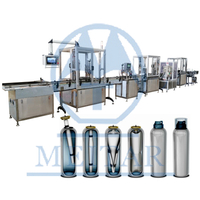 Hot-selling high quality Automatic BOV Medicinal wound care spray aerosol filling machine