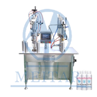 Manufactory QGBES Semiautomatic Numerical Control Bag-on-valve aerosol filling machine 