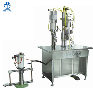 High Quality Semi -Automatic Pneumatic Control Under Cap Filling Machine