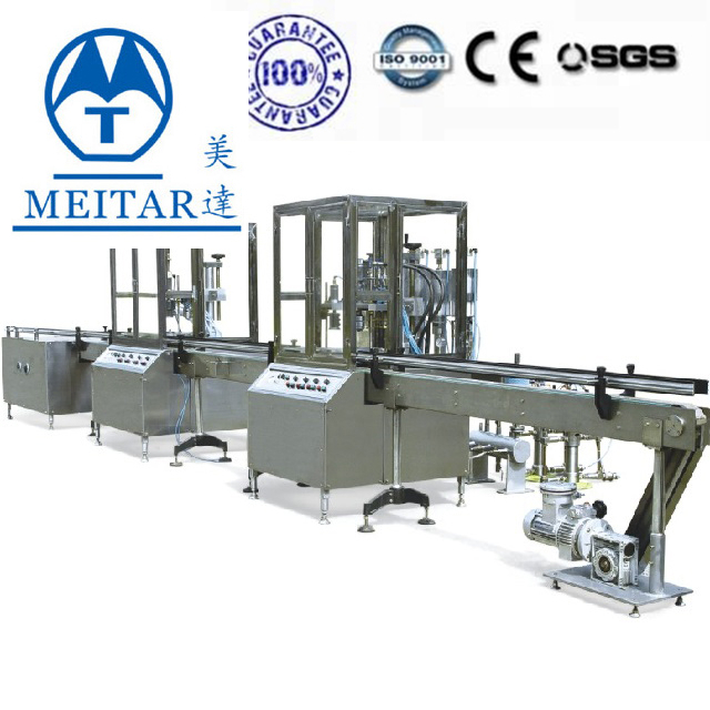 Chinese Factory Full Automatic Insecticide QGQ750 Aerosol spray Filling Machine line 