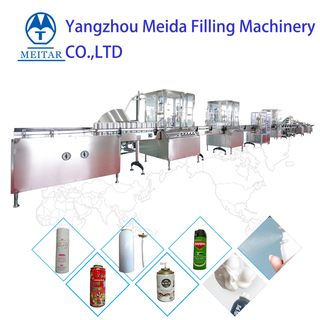 QGQ 750 Automatic mosquito killer aerosol spray filling machine line 