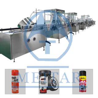 QGQ 750 Automatic filling machine for Car Care Spray