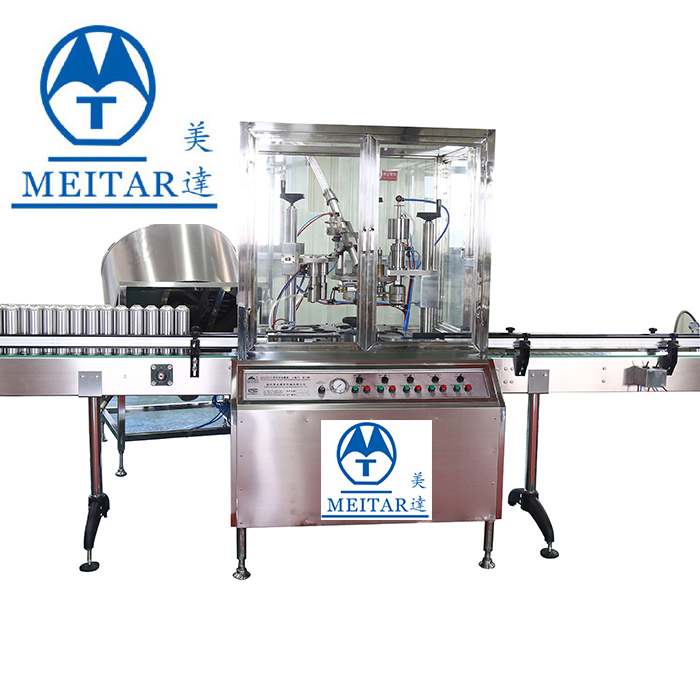 China Aluminium can Household foam cleaning Aerosol Filling Machine 