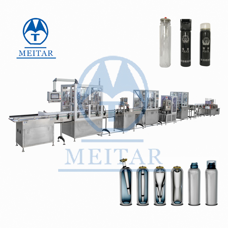  Manufacturer Automatic Bag On Valve Shaving Foam filling machine