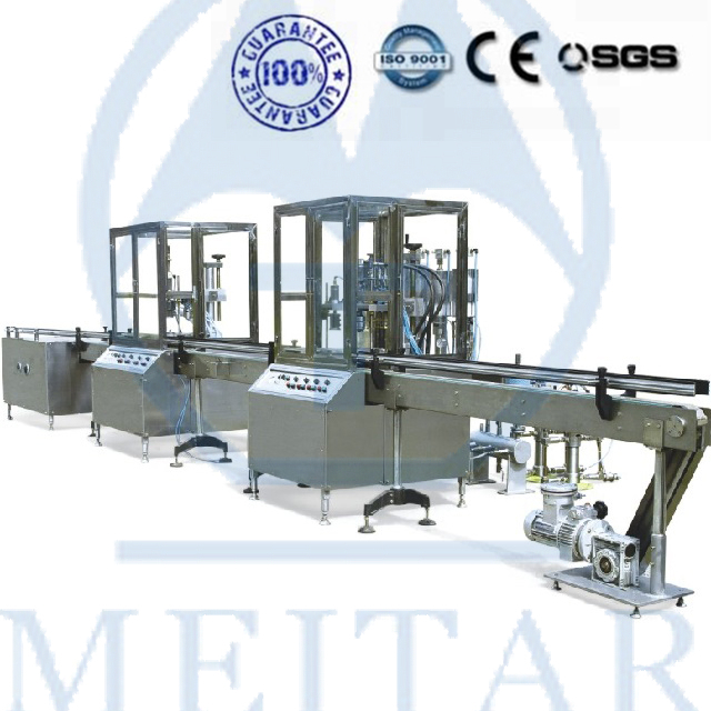  QGQ 750 foam cleaning spray filling machine production line