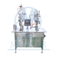 High performance factory direct sales QGBES 300ML Semi-automatic bag on valve aerosol spray filling machine