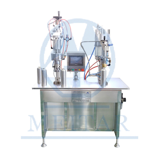 High performance factory direct sales QGBES 300ML Semi-automatic bag on valve aerosol spray filling machine