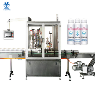 aluminum can Automatic Bag on Valve Filling Machine