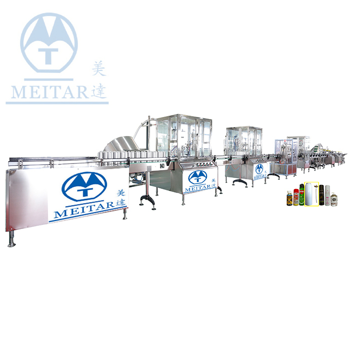 China Factory foam cleaning spray filling machine production line