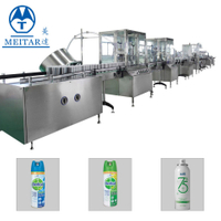 China Factory direct sale Automatic 75% Alcohol Disinfection Aerosol Spray Filling Machine line