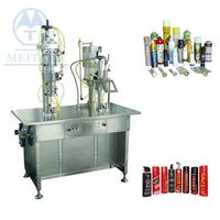 High purity QGB2Y bag on valve spray aerosol filling machine 