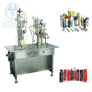 High purity QGB2Y bag on valve spray aerosol filling machine 