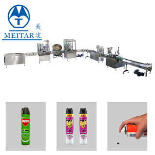 Factory direct sale Automatic aerosol mosquito killer filling machine