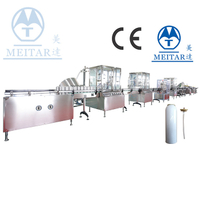 Manufactory QGQ 750 Full automatic Disinfectant Spray Aerosol Filling Machine Line 