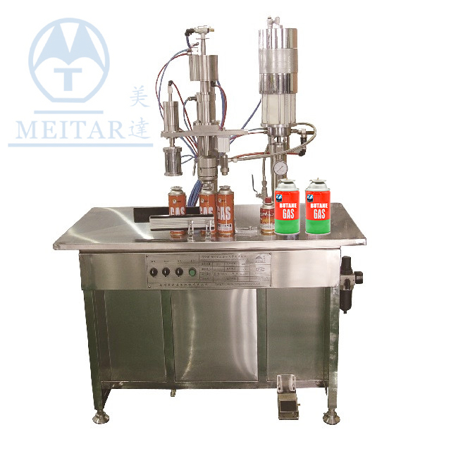 Manufactory direct sale QGBS-500 Semi-automatic Butane Gas Filling Machine