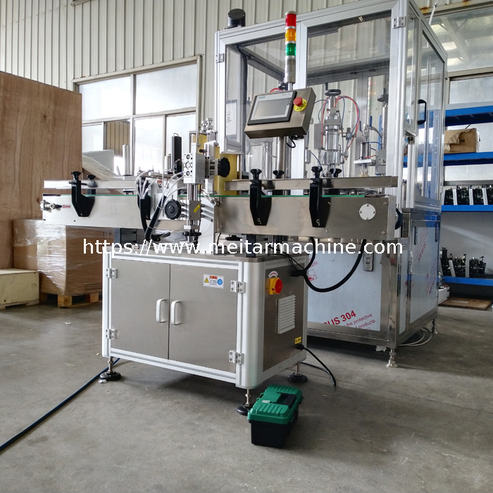 QGQ 750 Full Automatic Factory DIrect Sale Aerosol Can Bottle Labeling Machine