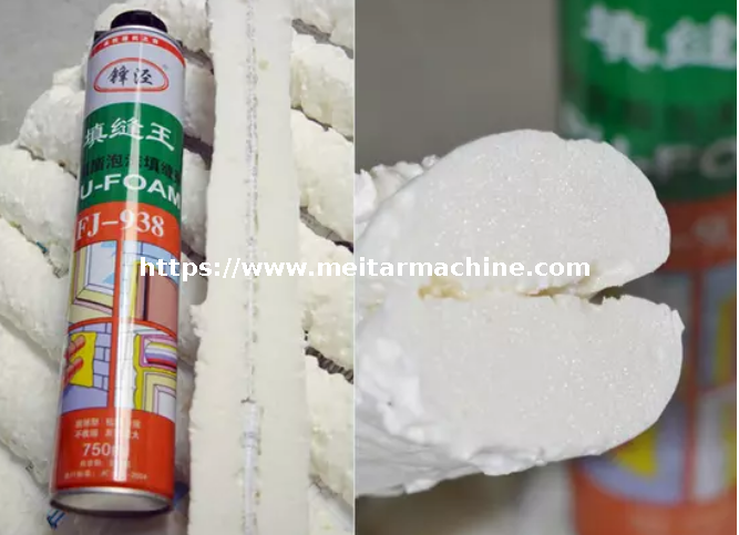 High quality PU Foam Aerosol Filling Machine Line