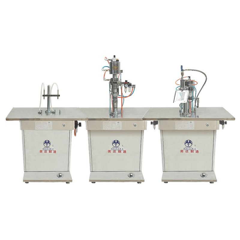 High quality Semi-automatic QGBW Samll Dose Aerosol Filling Machine