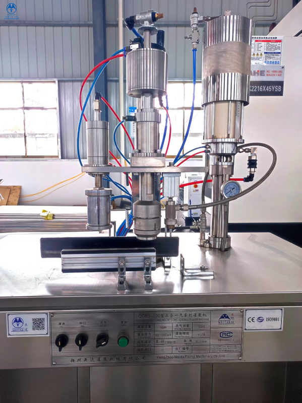 Manufactory QGBS-500 3in1Semi-automatic Butane Gas Filling Machine