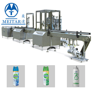 Factory direct sale High purity 75% alcohol Aerosol spray aerosol Filling Machine 