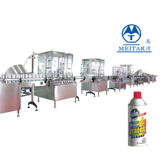 China Manufactory sale QGQ 750 Automatic spray paint aerosol filling machine 