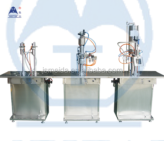 QGB 500 Semi-automatic perfume spray aerosol filling machine