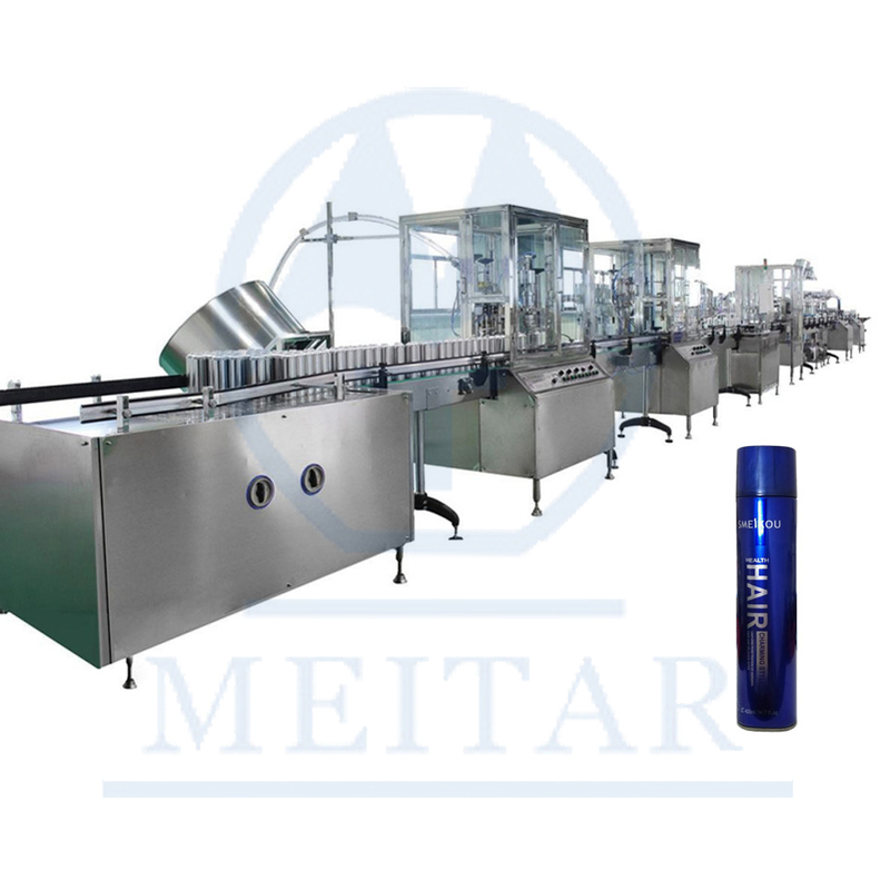  Hair spray Aerosol Filling Machine Line