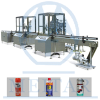  China Automatic Rust Resistant Spray Aerosol Filling Machine