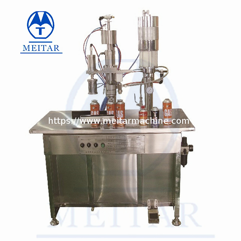 Manufactory direct sale QGBS-500 Semi-automatic Butane Gas Filling Machine