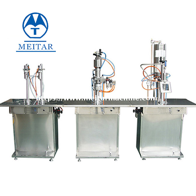 QGB 500 Spray Paint Semi-automatic aerosol filling machine