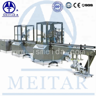 China automatic Disinfectant Spray Aerosol Filling Machine Line 