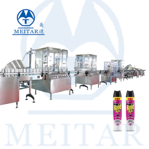  Automatic aerosol mosquito killer spray filling machine line