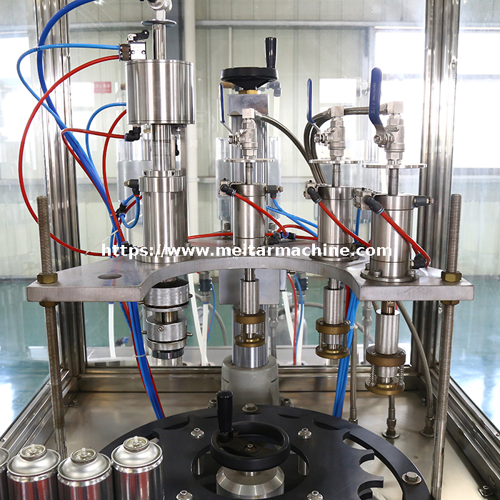 Factory Automatic Insecticide Aerosol spray Filling Machine