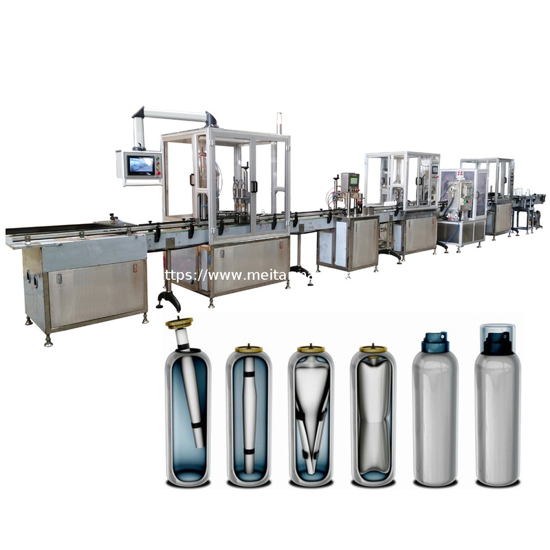 QGQE Automatic Bag on Valve Filling Machine Chemical