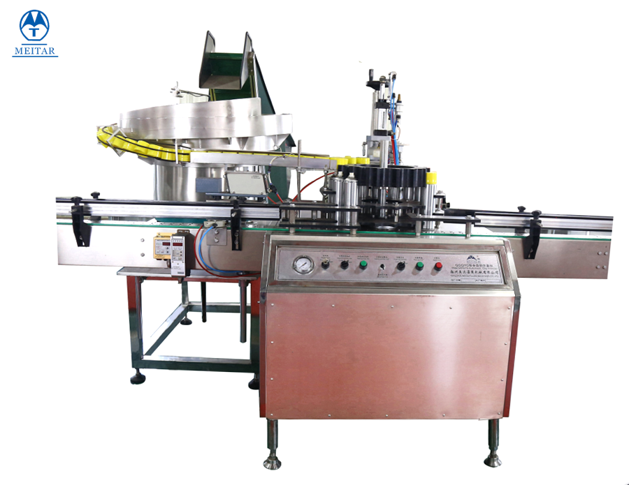 China Automatic Aerosol Cap Press Machine