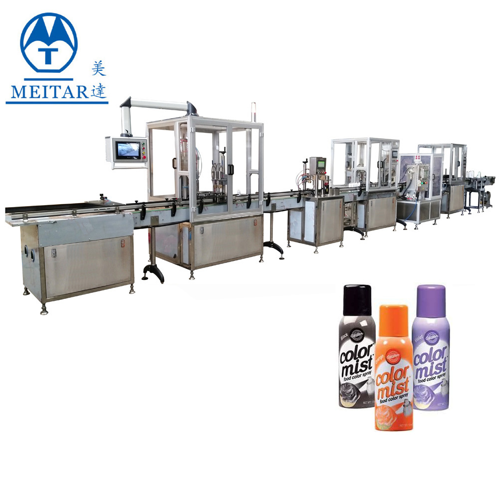 What is the meaning of Hair spray filling machine?