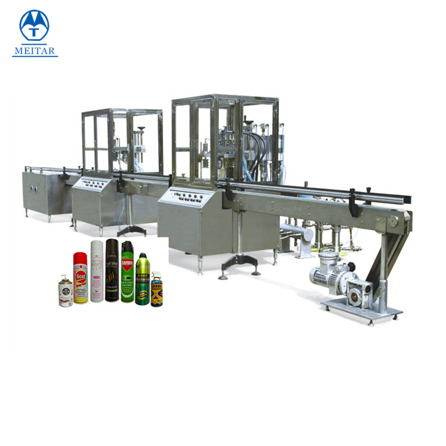 QGQ 750 China Full Automatic aerosol mosquito killer filling machine line