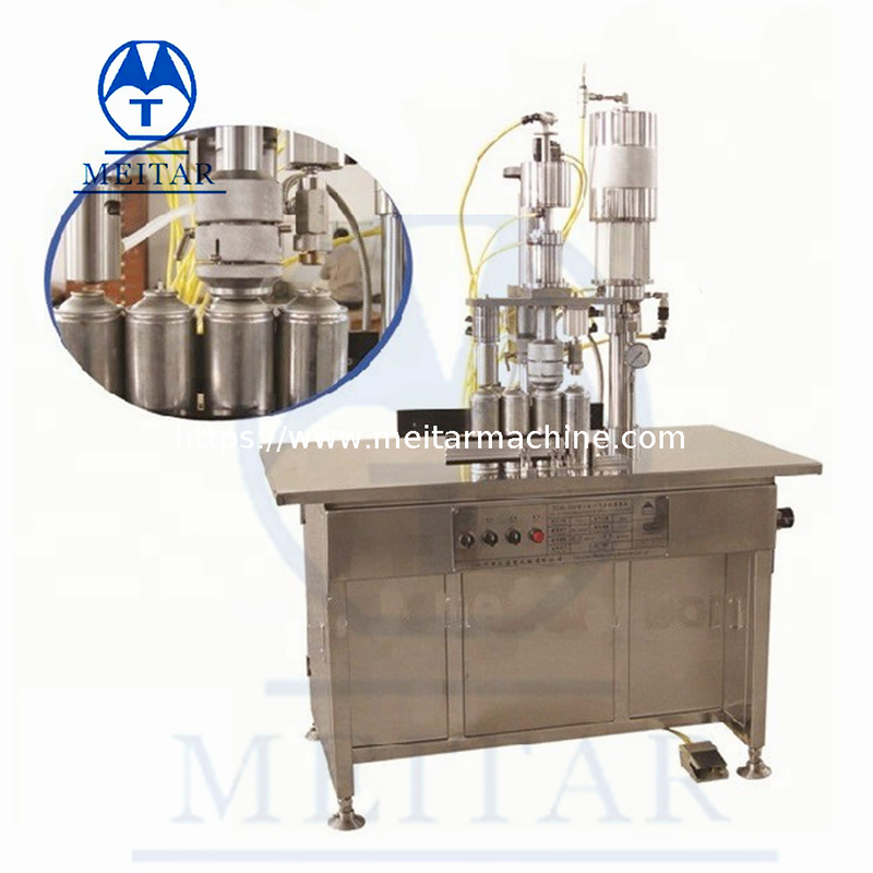  QGBS -500 Semi - automatic Aerosol Filling machine for Air Freshener