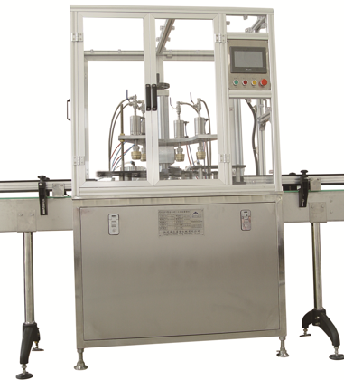 Aluminum Can Automatic Bag on Valve Filling Machine Chemical