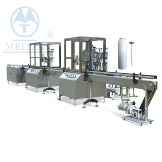 MEITAR Household automatic leather spray aerosol filling machine line