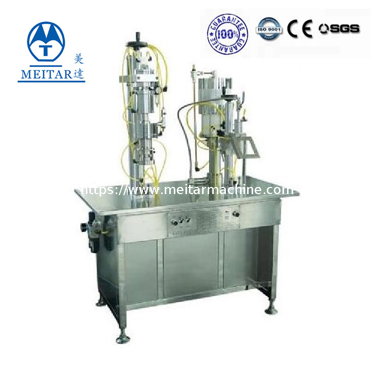 High purity QGB2Y bag on valve spray aerosol filling machine 