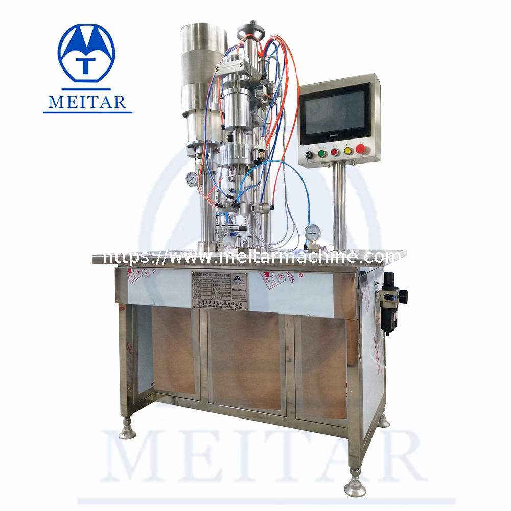 hand operated under cap filling machine