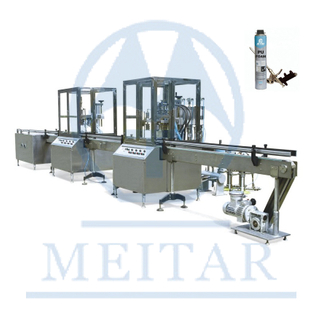 QGQ 750 Meida factory High quality PU Foam Aerosol Filling Machine Line